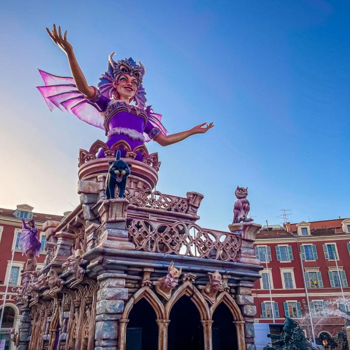The King of the World's Treasures in Nice for the 2023 Carnival